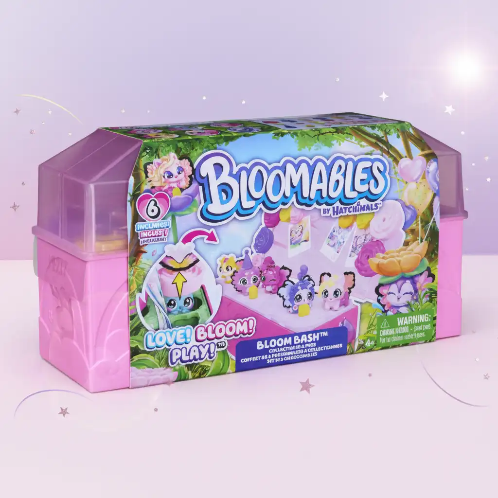 Rozpoutejte tu nejbarevnější květinovou párty s přáteli Hatchimals.