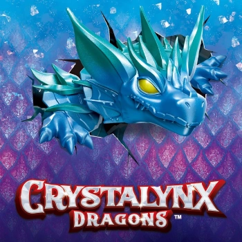 Oficiální logo CrystaLynx Dragons ohebný gekon 30 cm